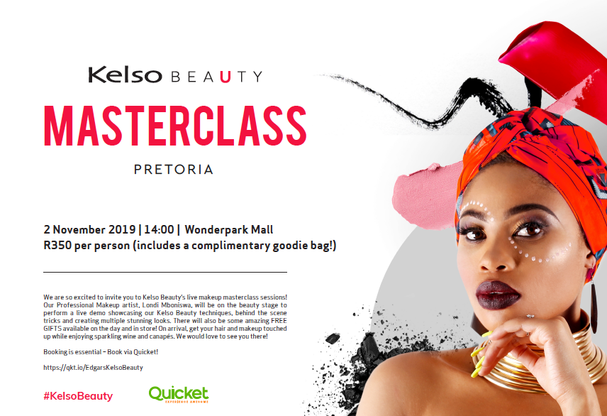 Kelso Beauty Masterclass - Pretoria 