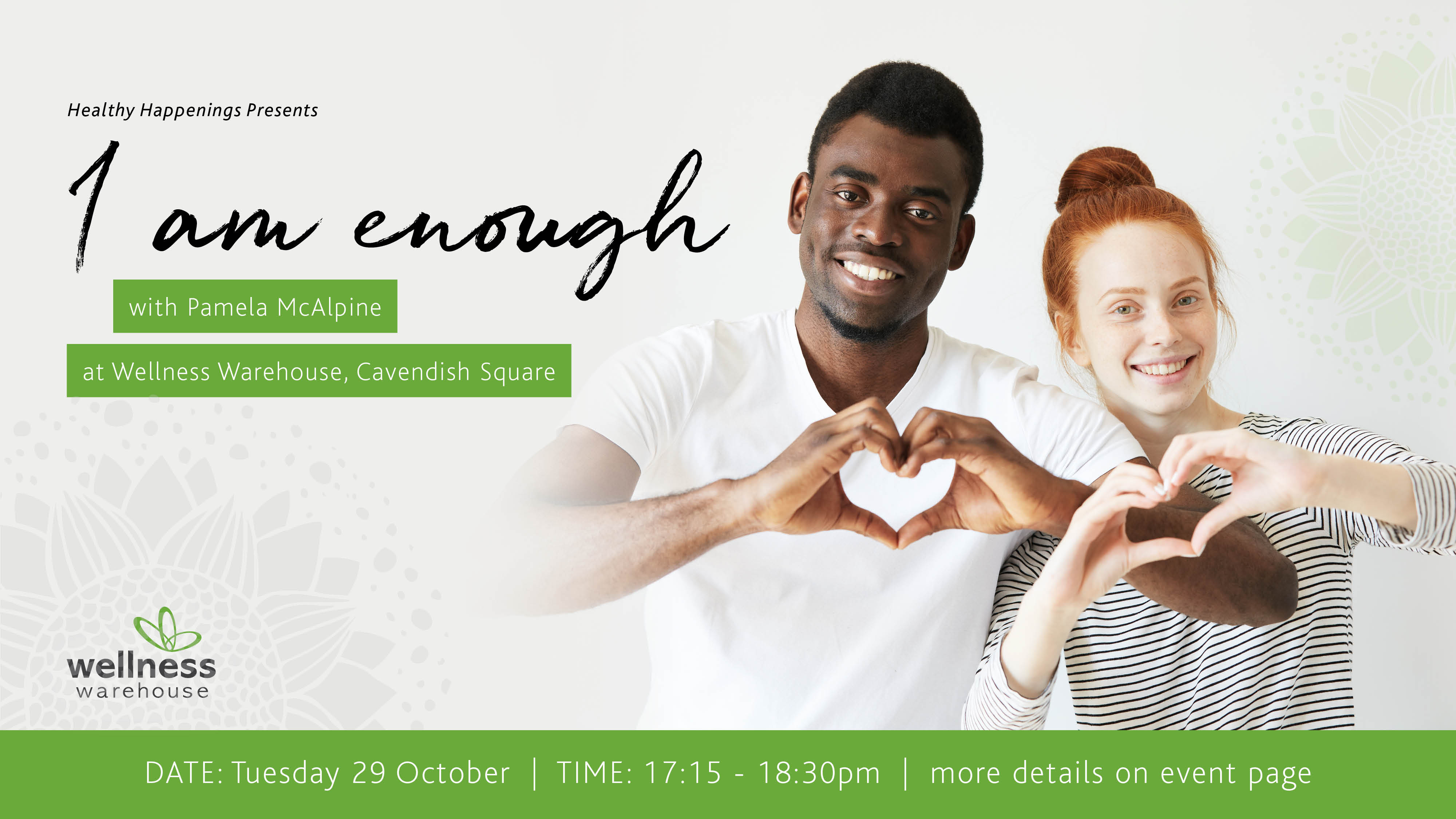 Healthy Happenings: I Am Enough with Pamela McAlpine