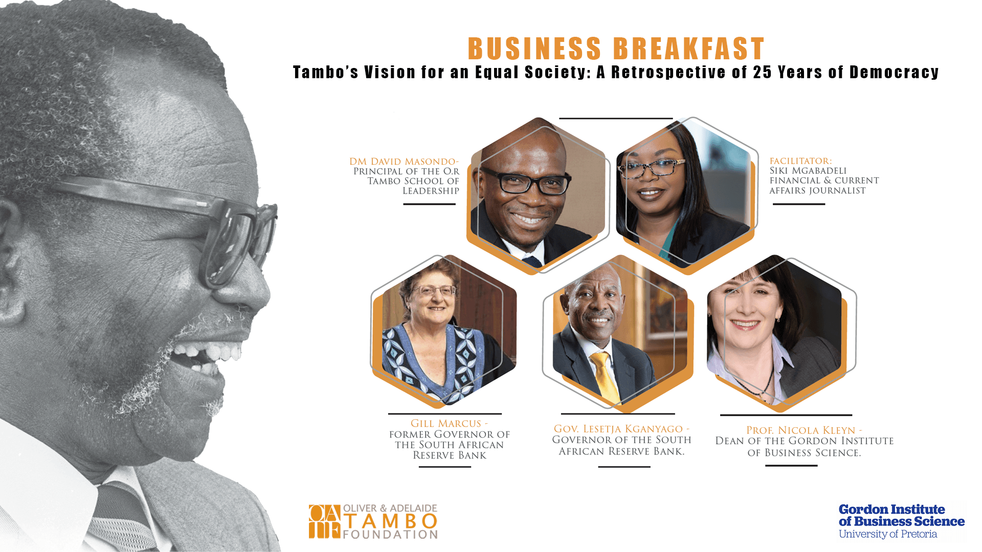 POSTPONED! Tambo Foundation Business Breakfast | NEW DATE TO BE CONFIRMED