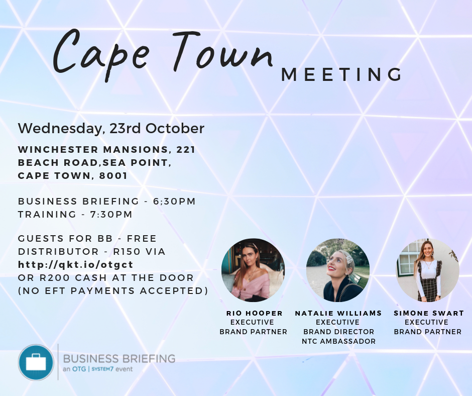 Business Presentation and Training with Natalie Williams, Rio Hooper & Simone Swart