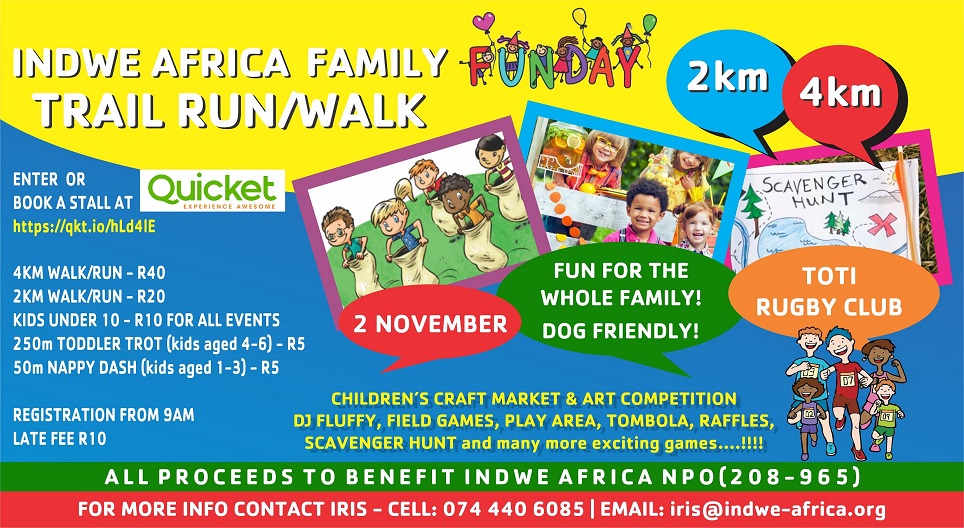 Indwe Africa Trail Run/Walk & Craft Market