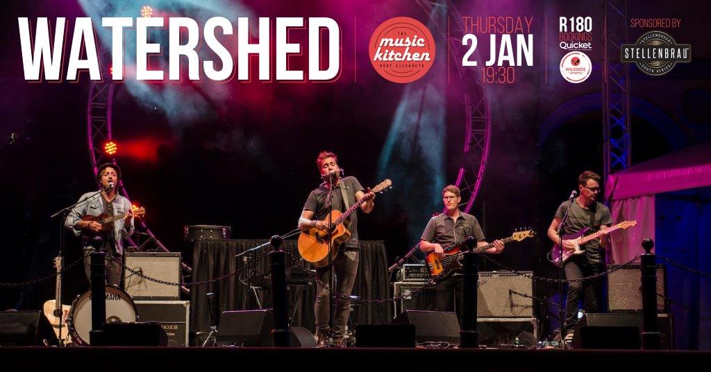 Watershed live at The Music Kitchen PE 2nd Jan 2020