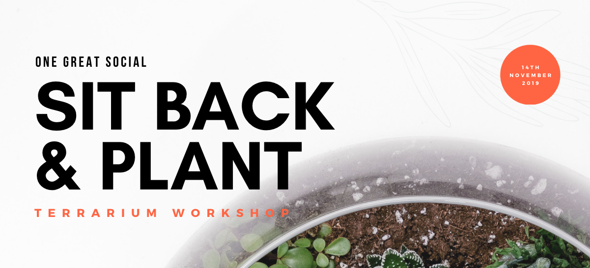 Sit Back & Plant : Terrarium Workshop