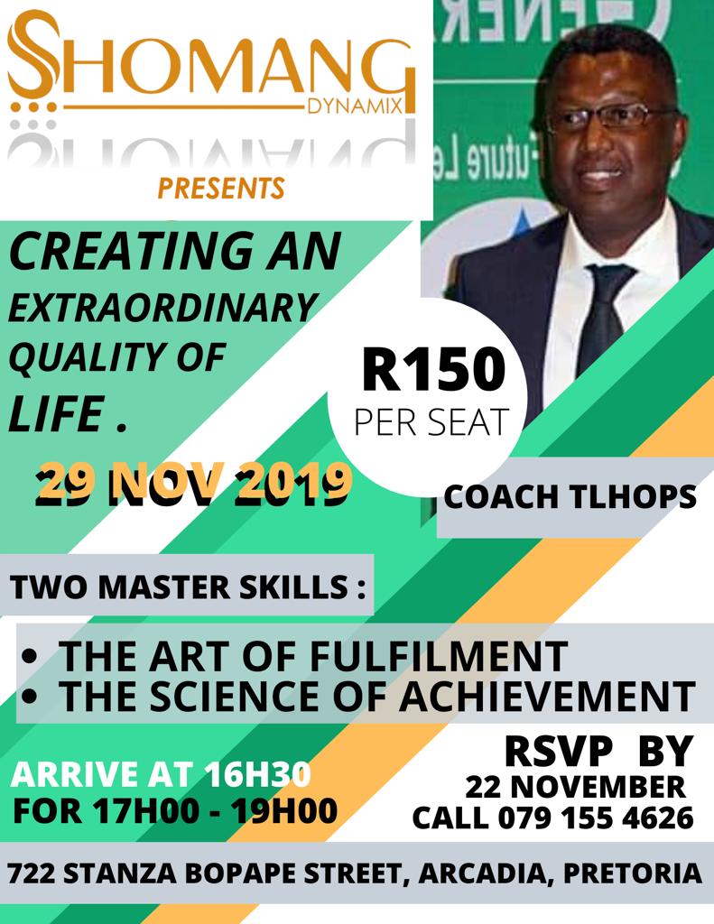 Creating an Extraordinary Quality of life