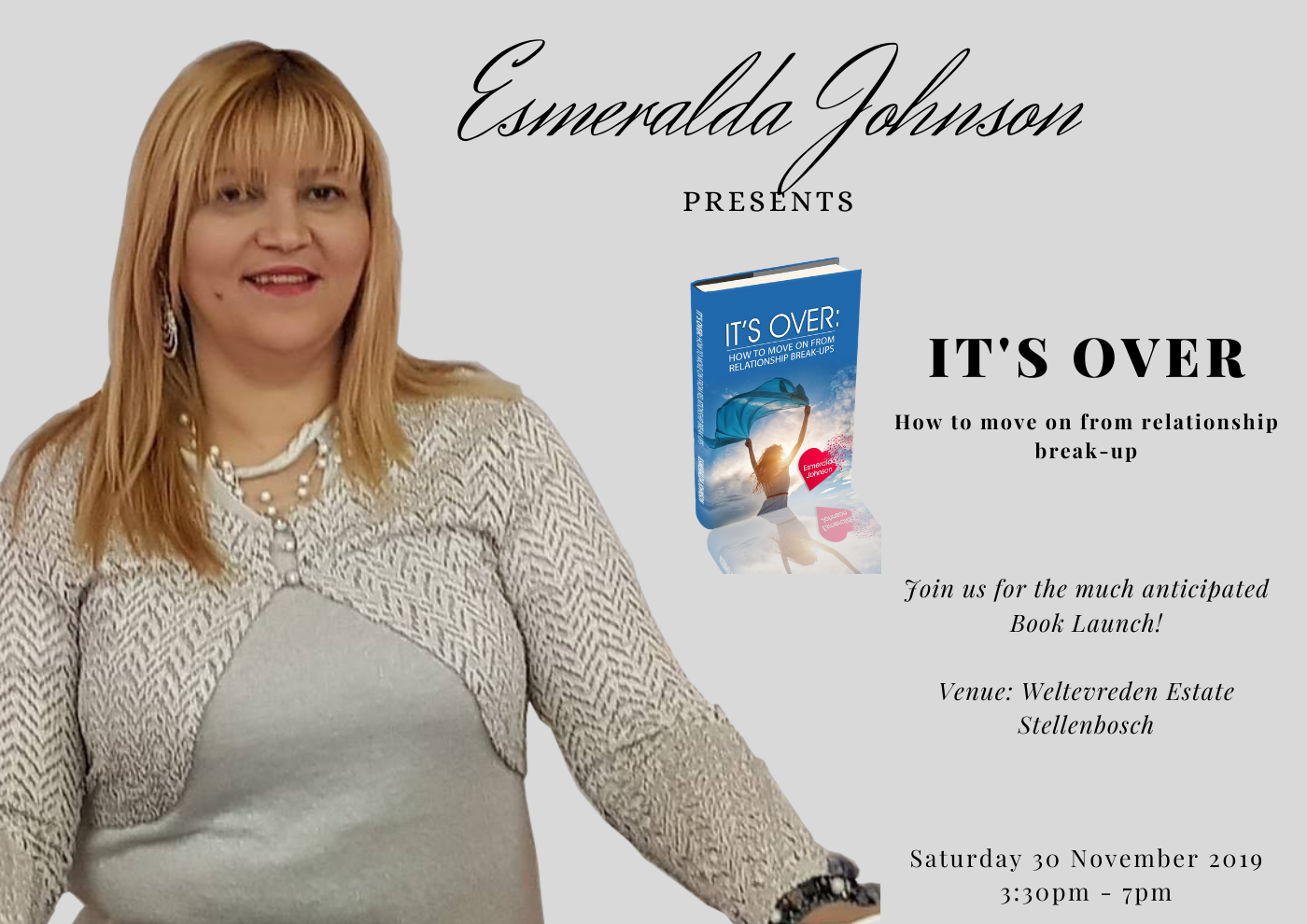 Book Launch:   IT'S OVER - How To Move On From Relationship Break-up