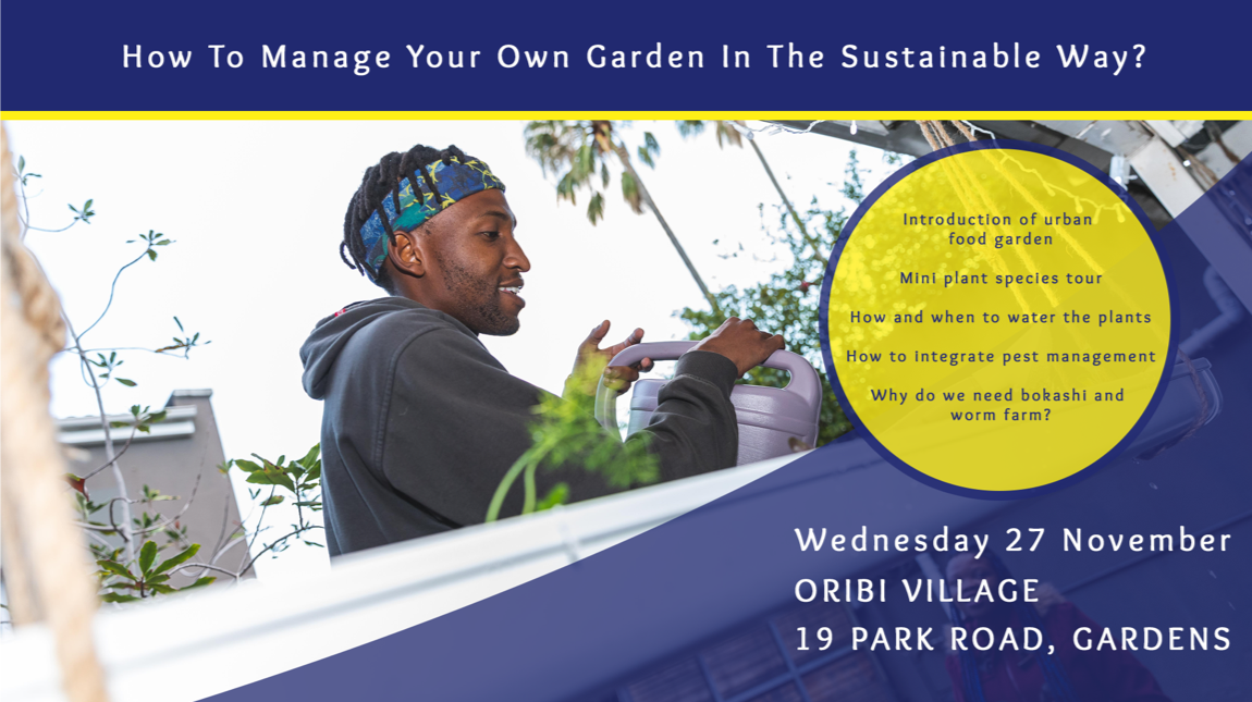 [WORKSHOP] How to manage your own garden in a sustainable way ?