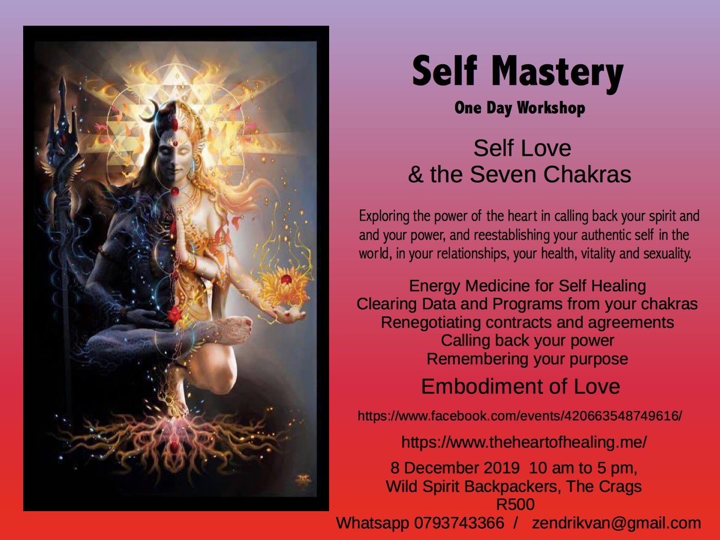 Self Mastery/ Self Love and the Seven Chakras