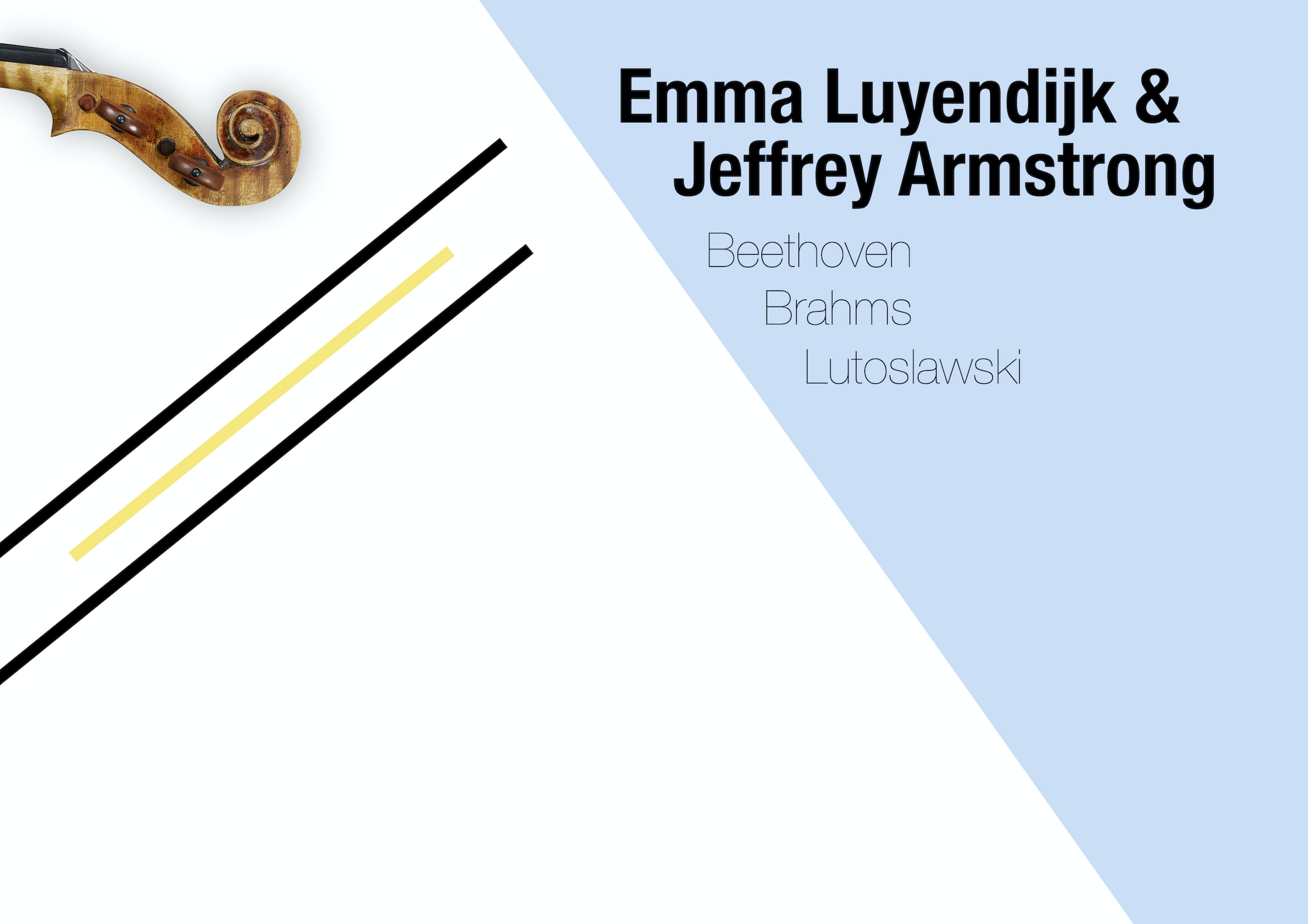 Brahms, Beethoven, Lutoslawski