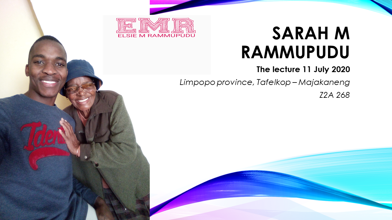 Srah M Rammupudu lecture