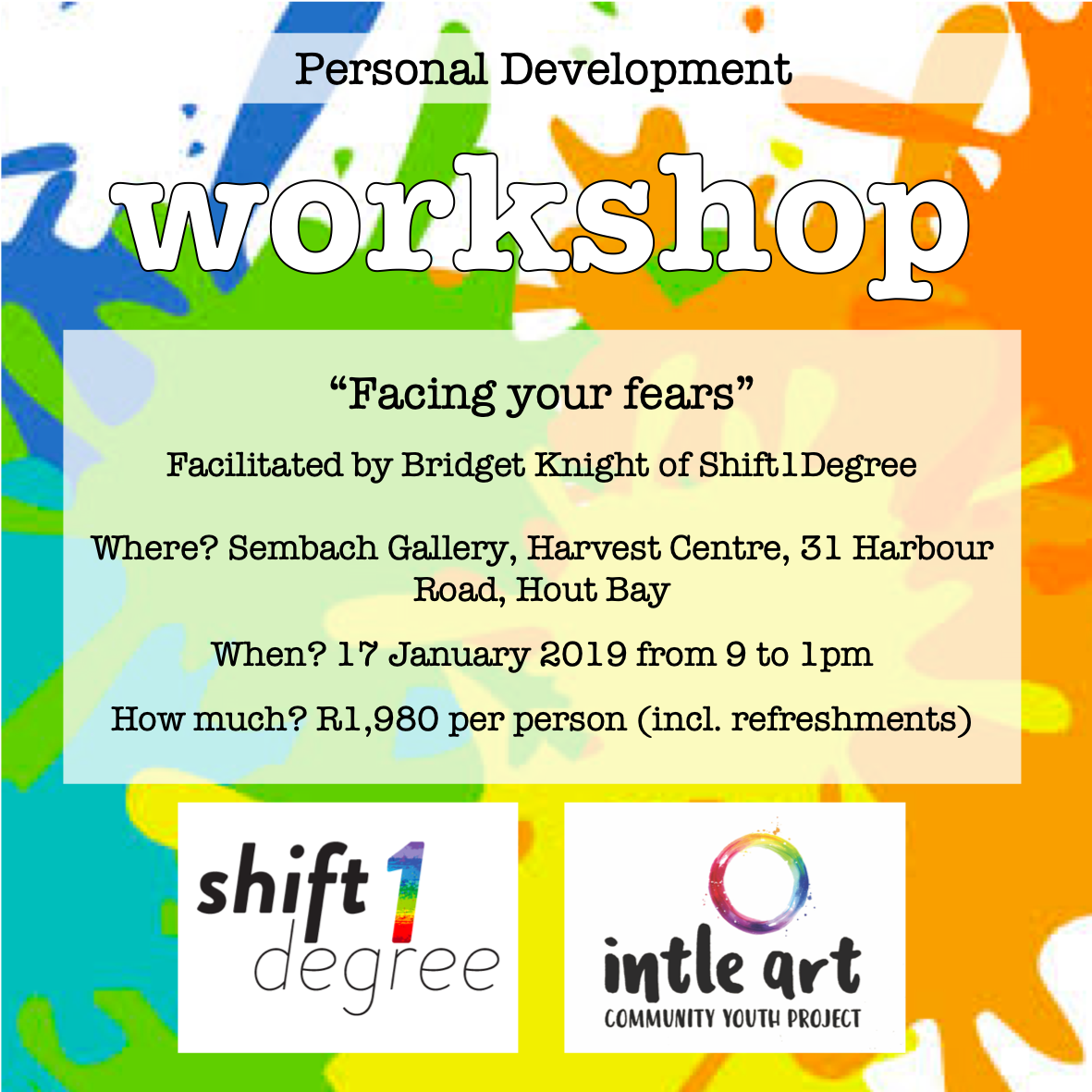 Personal Development Workshop - Facing Your Fears