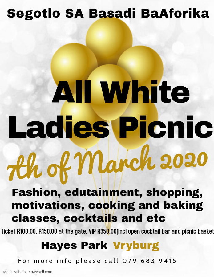 All White Ladies Picnic Vryburg