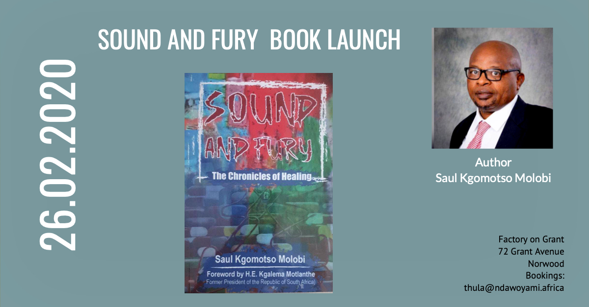 Sound and Fury Book Launch and Wine Tasting Evening