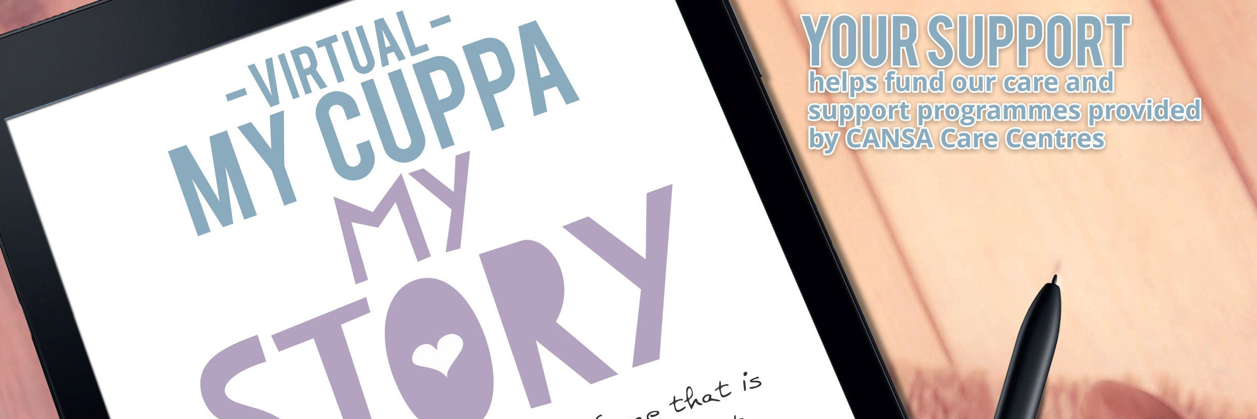 Lock Your Hug in a Cuppa - Virtual Cuppa For CANSA