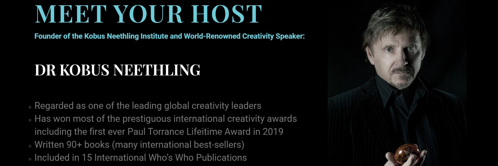 KOBUS NEETHLING - BEYONDER CREATIVITY IS THE ULTIMATE CREATIVITY