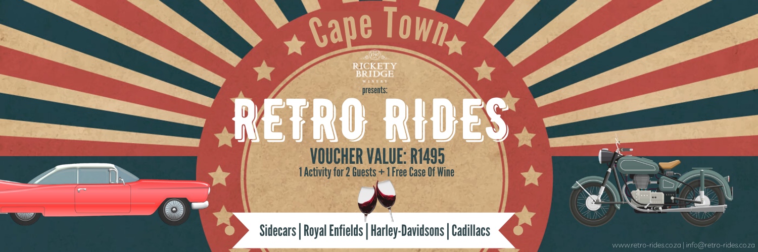 Retro Rides - A Cape Town Voucher Initiative presented by Rickety Bridge Winery