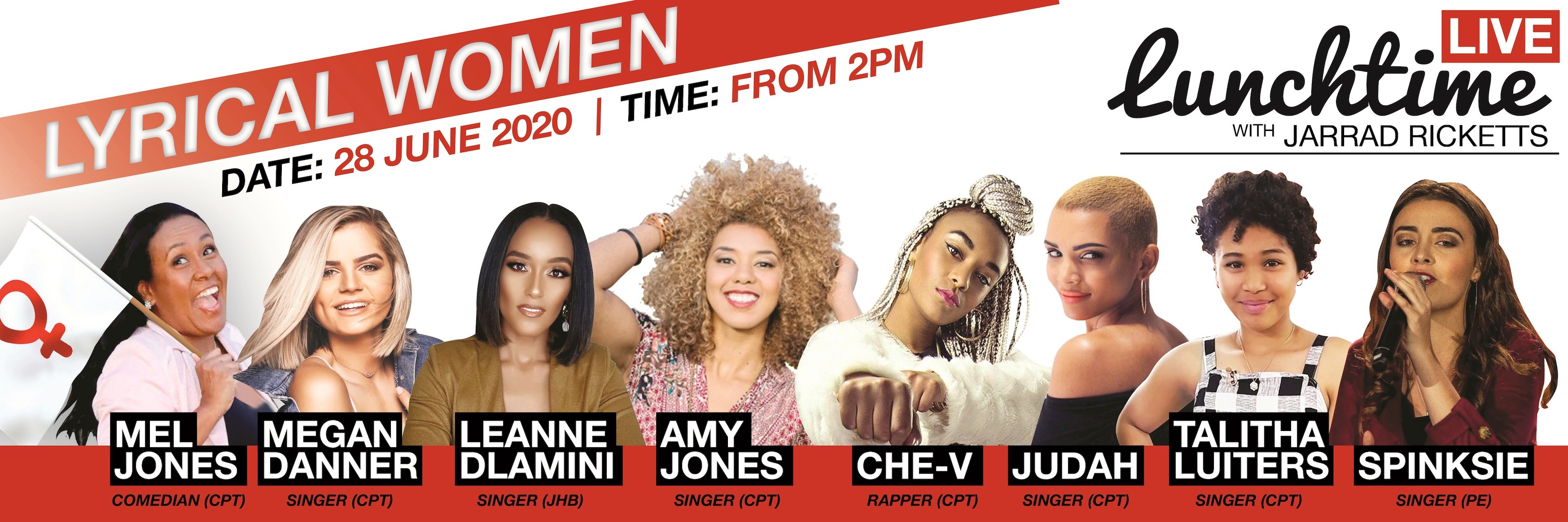 Lunchtime Live with Jarrad Ricketts - LYRICAL WOMEN