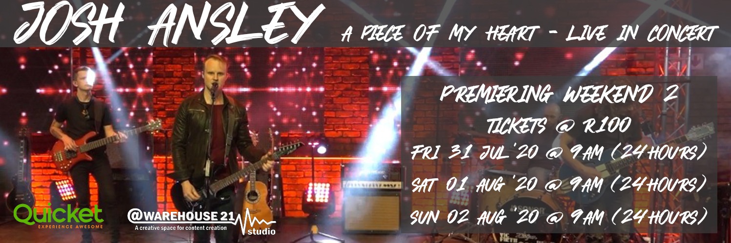 Josh Ansley - A Piece of My Heart Live in Concert