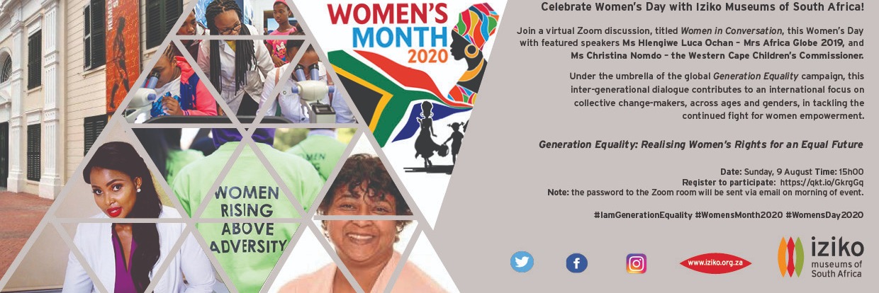 Celebrate Women’s Day with Iziko Museums of South Africa!