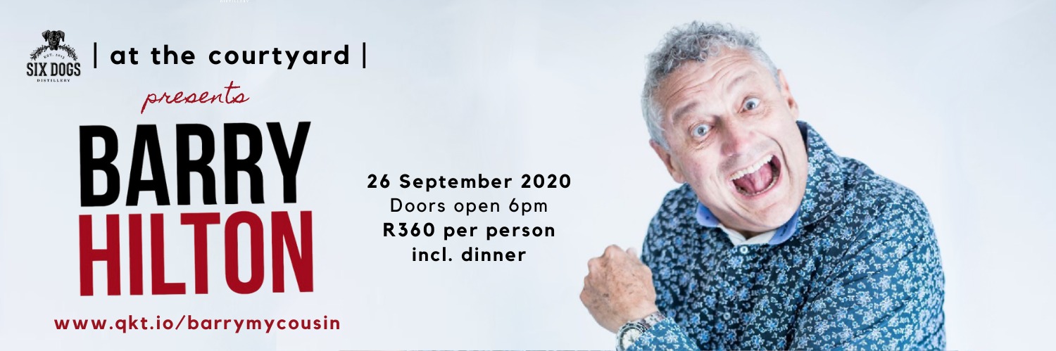 | at the courtyard | presents Barry Hilton