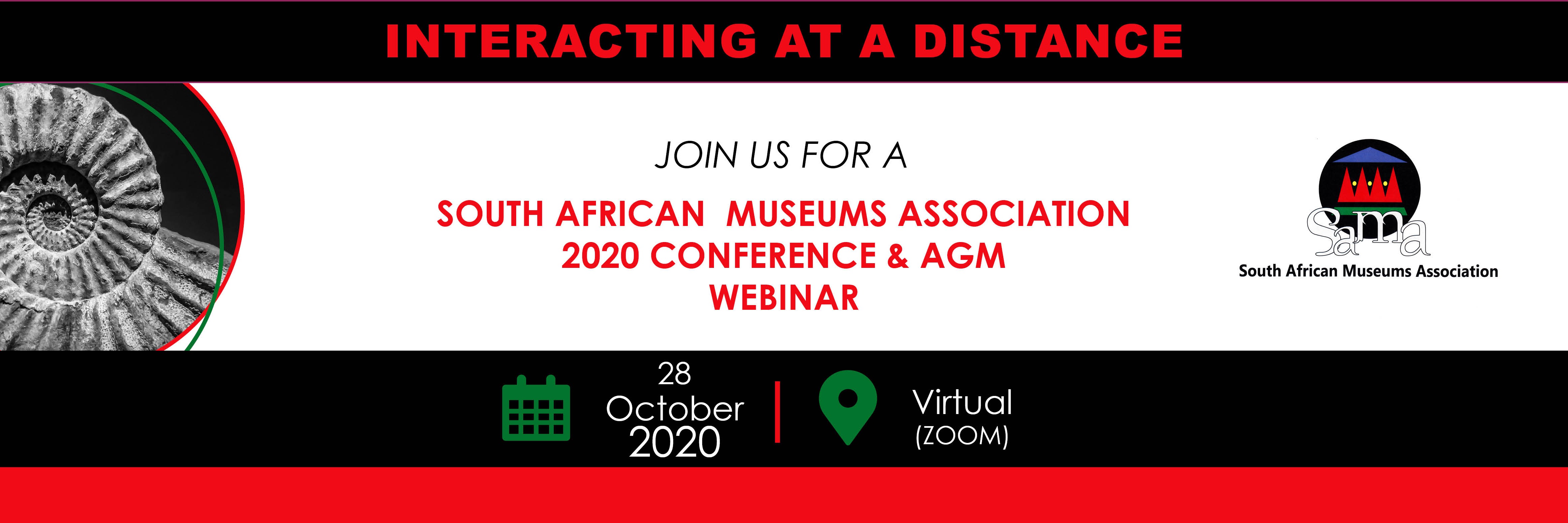 South African Museums Association 2020 Conference and AGM Webinar