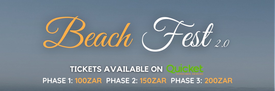Beach Festival 2.0 - 28 November 2020 - Gate 1, Marine Drive (Noordhoek)