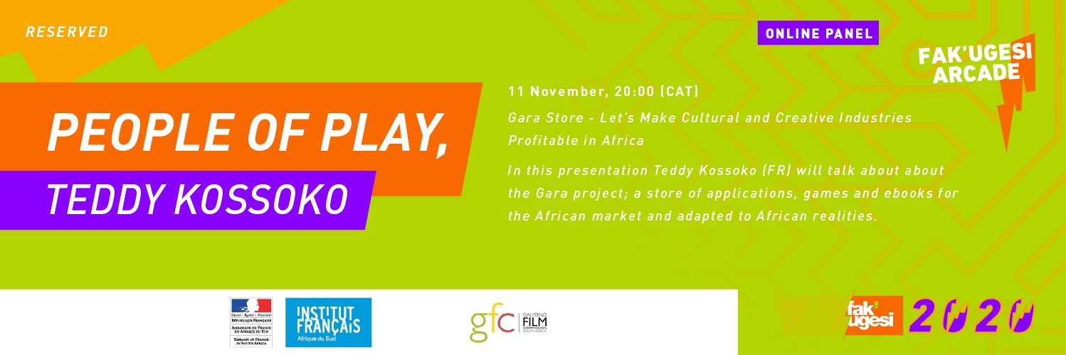 PEOPLE OF PLAY - TEDDY KOSSOKO: Gara Store - Let's Make Cultural and Creative Industries Profitable in Africa