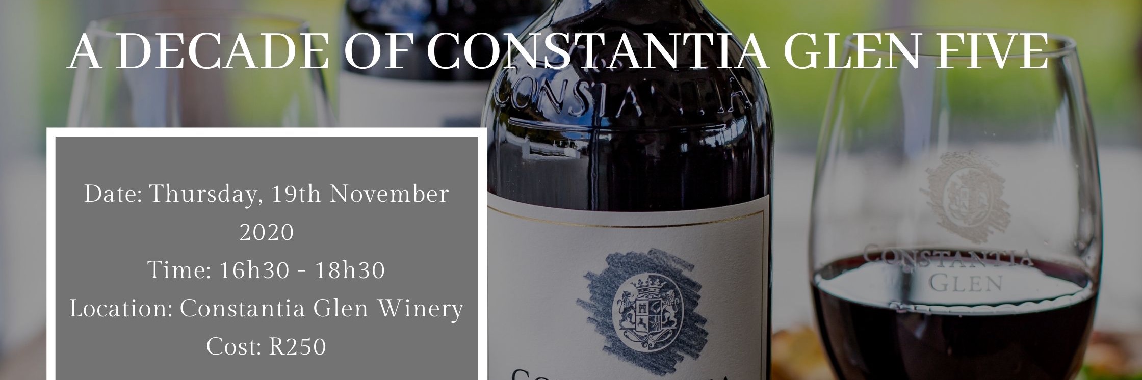 A Decade of Constantia Glen FIVE