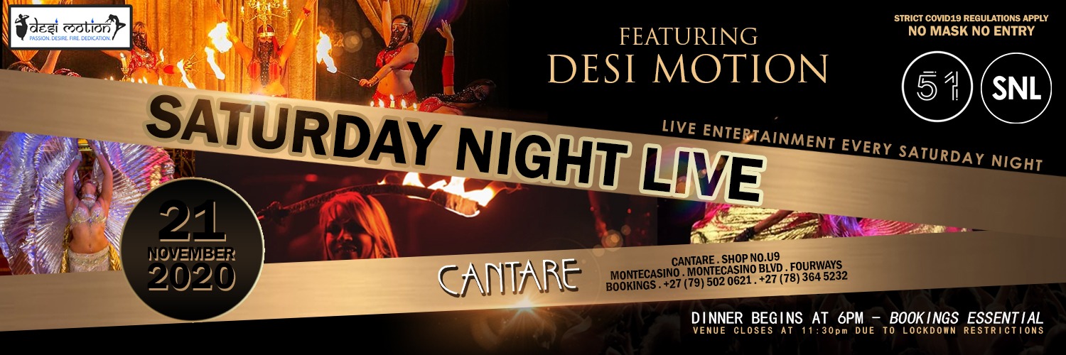 The Belly & Fire Dancing Experience  - SNL at Cantare, Montecasino