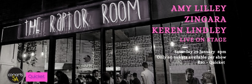 Keren Lindley, Zingara and Amy Lilley Live at The Raptor Room