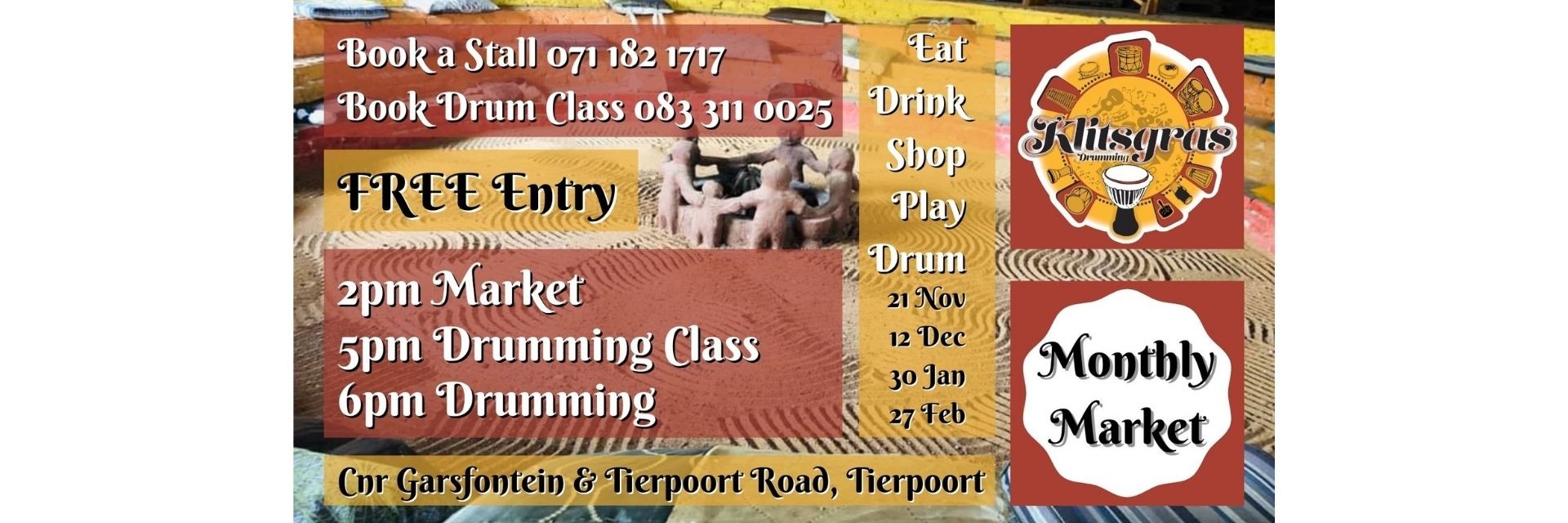 Klitsgras Market VENDOR TICKET 12 Dec