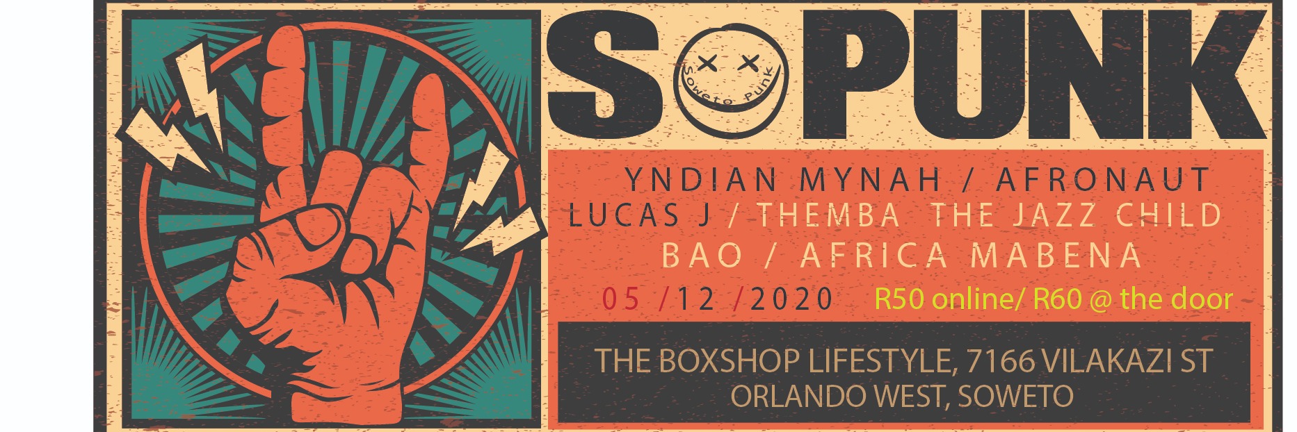 SoPunk #2 Presents: Afronaut & Yndian Mynah live at The Boxshop