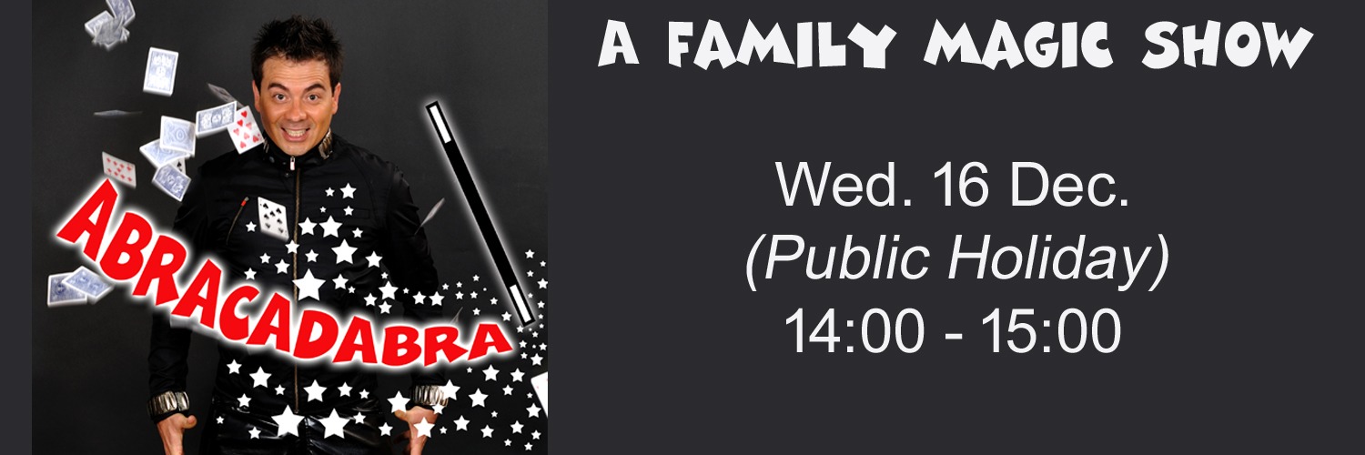 Abracadabra - A Family Magic Show - 14:00-15:00