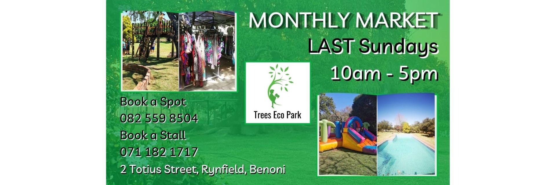 Trees Eco Park Market VENDOR TICKET 31 Jan