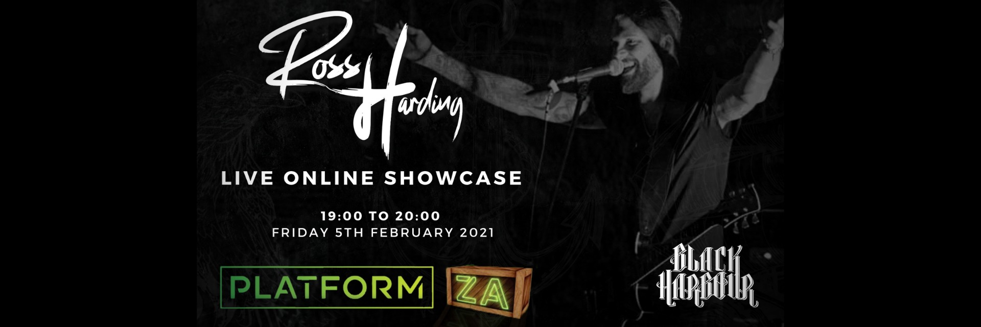 Ross Harding (Black Harbour Blues) Live Online Showcase PlatformZA