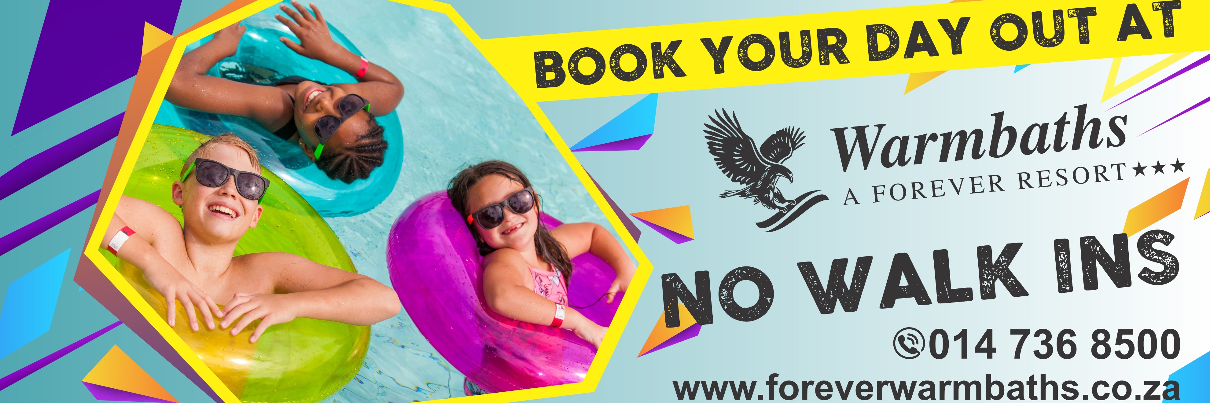 Book tickets for Warmbaths Day Visit February 2021