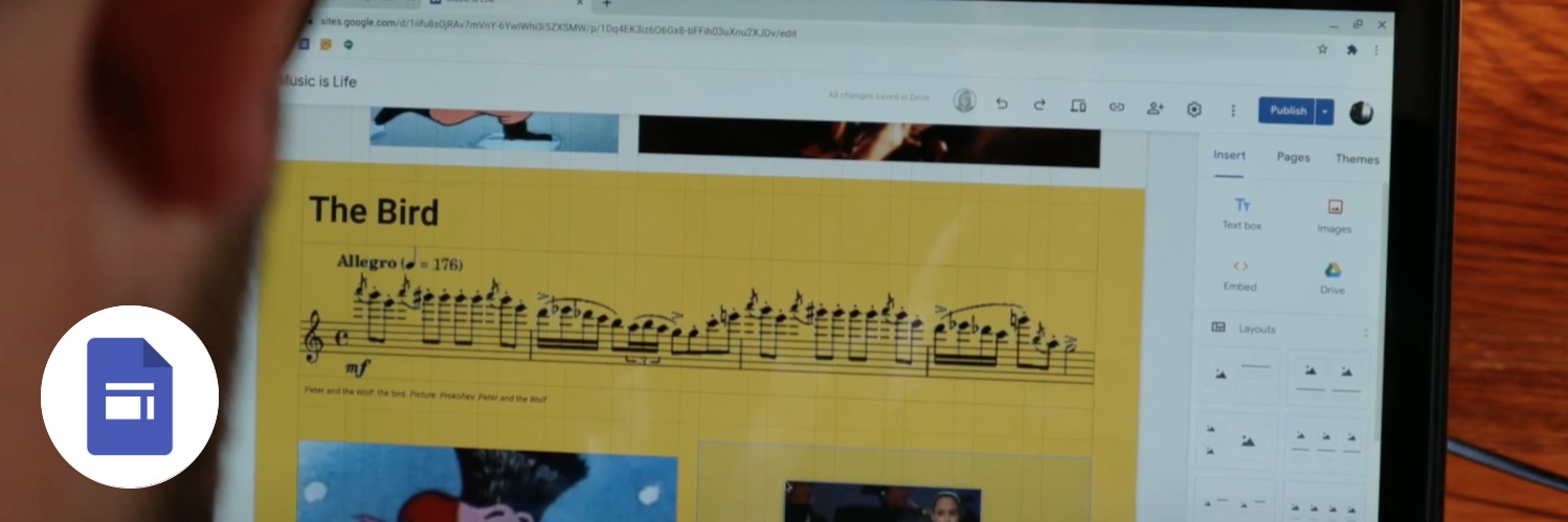 Create a Website with Google Sites 
