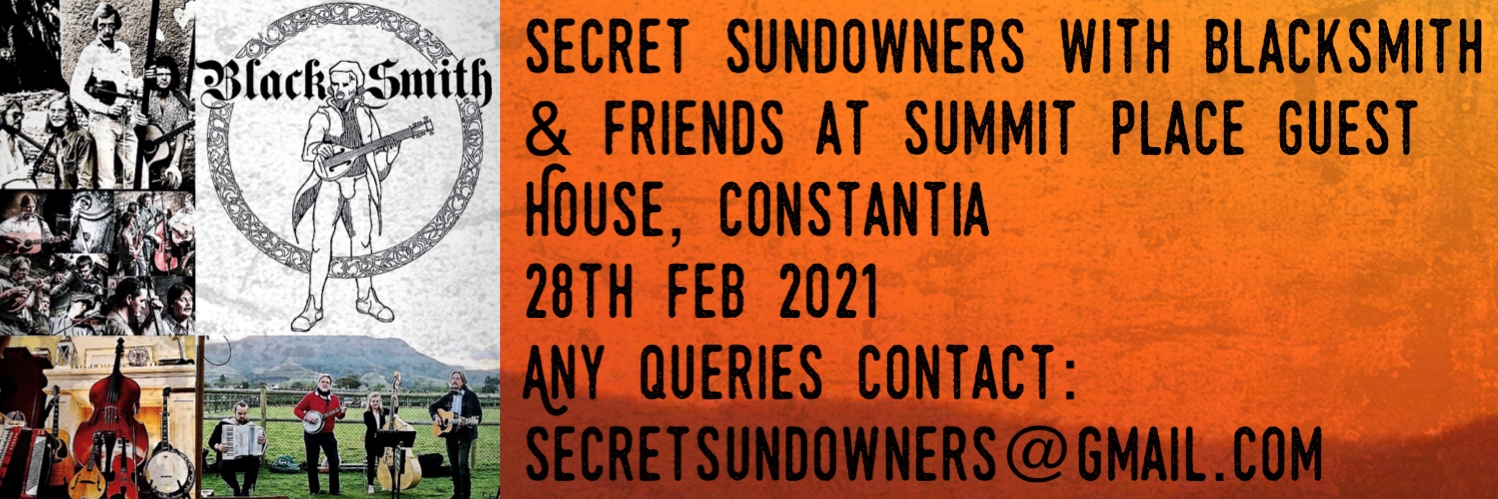Secret Sundowners with Blacksmith & Friends