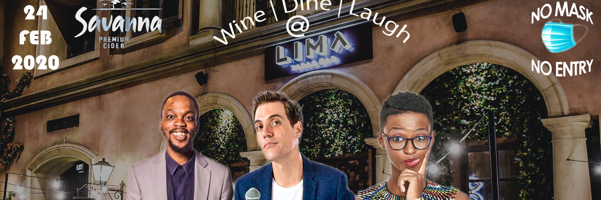 Wine | Dine | Laugh @ Lima Tapas Bar - 24 February 2021