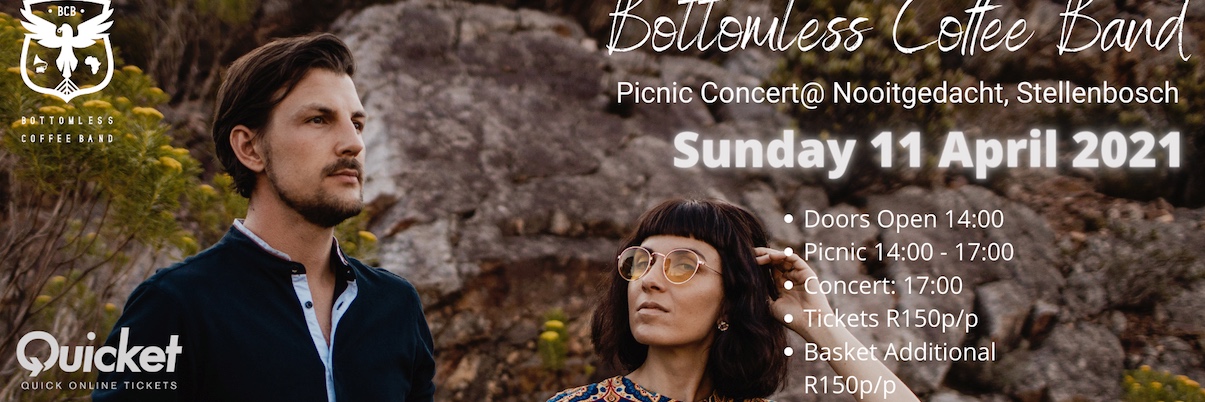 Bottomless Coffee Band in Stellenbosch, Nooitgedacht Estate