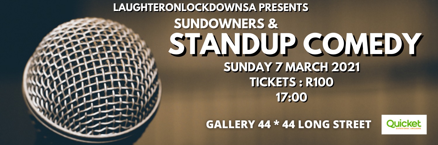 Sundowners and Standup Comedy at Gallery 44