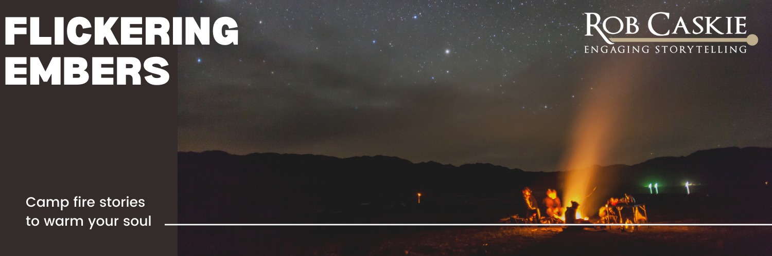 Flickering Embers - Camp Fire Stories by Rob Caskie