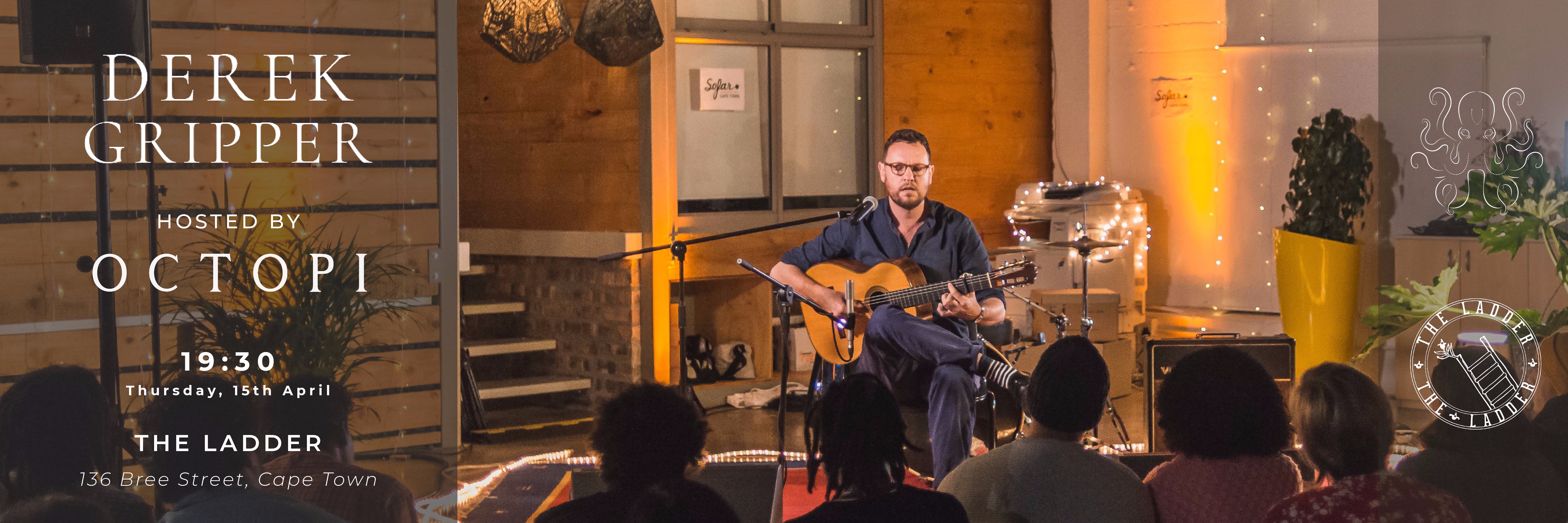 Derek Gripper, hosted by OCTOPI at The Ladder