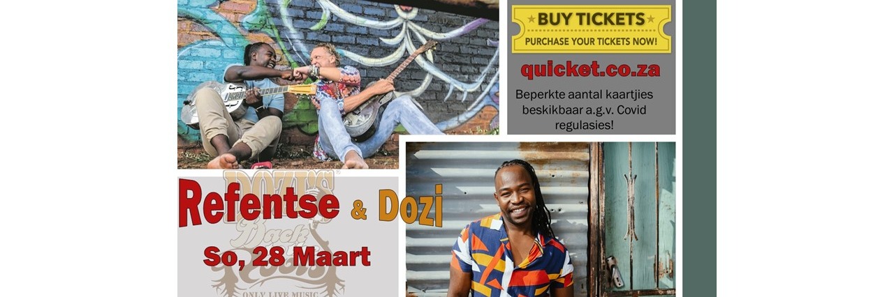Refentse & Dozi : 28 Maart : Dozi's Back to the Roots, Hartbeespoort