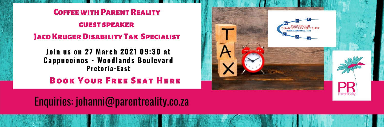 Coffee with Parent Reality  - Disability Tax