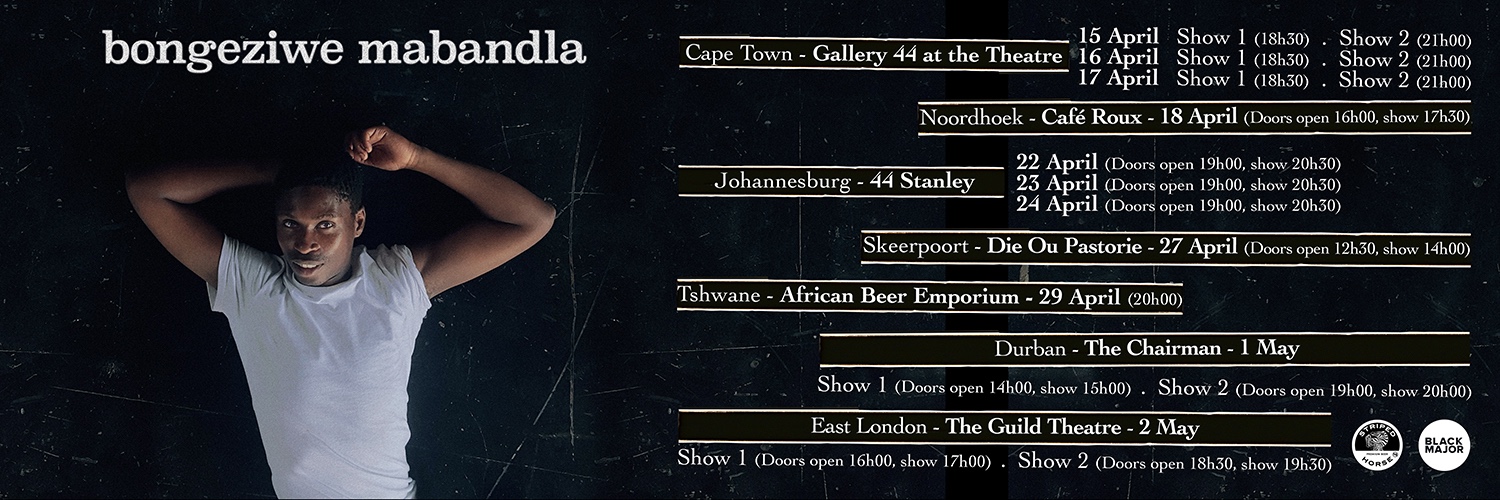 Bongeziwe Mabandla Live @ 44 Stanley (Johannesburg) SOLD OUT