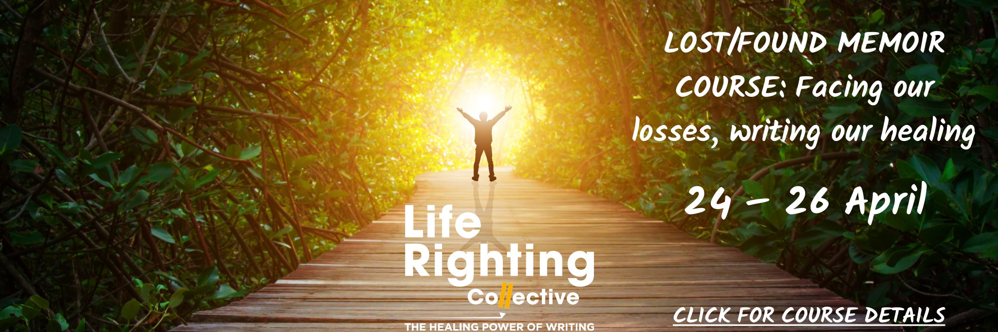 LOST/FOUND MEMOIR COURSE: Facing our losses, writing our healing