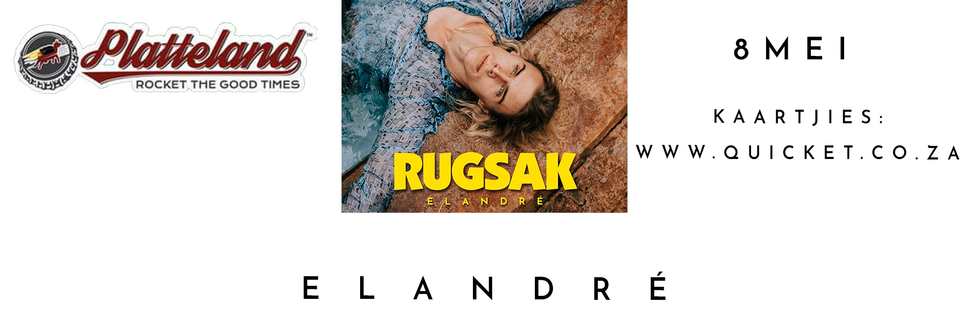 Elandré LIVE by Platteland (show 2 - UITVERKOOP)