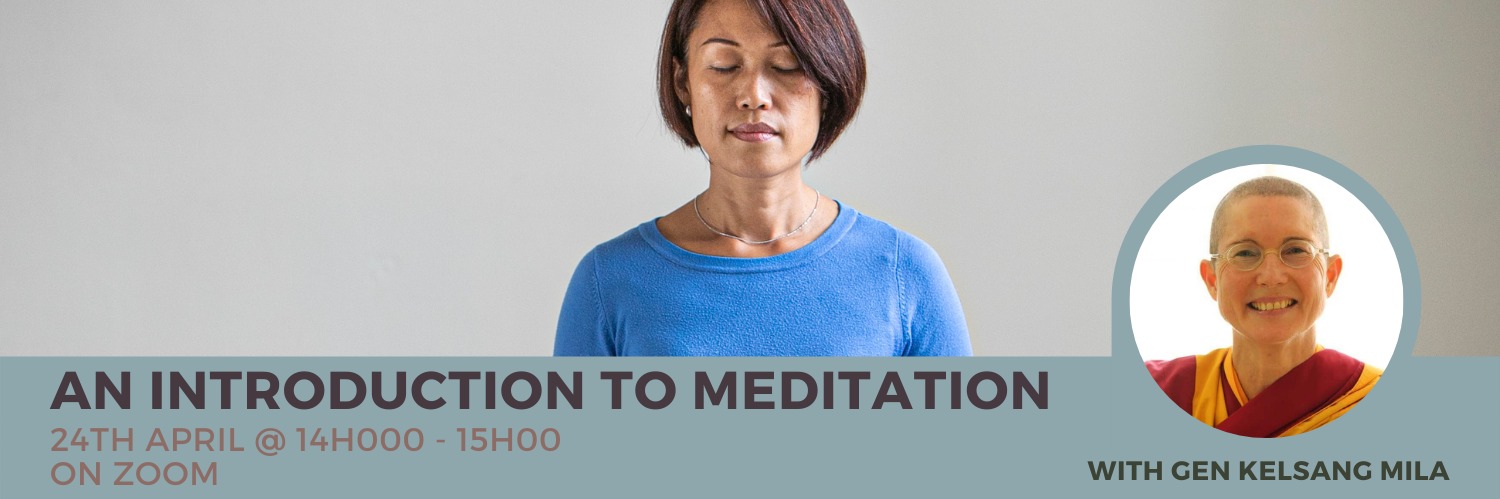 Introduction to Meditation - Saturday 24th April 2021