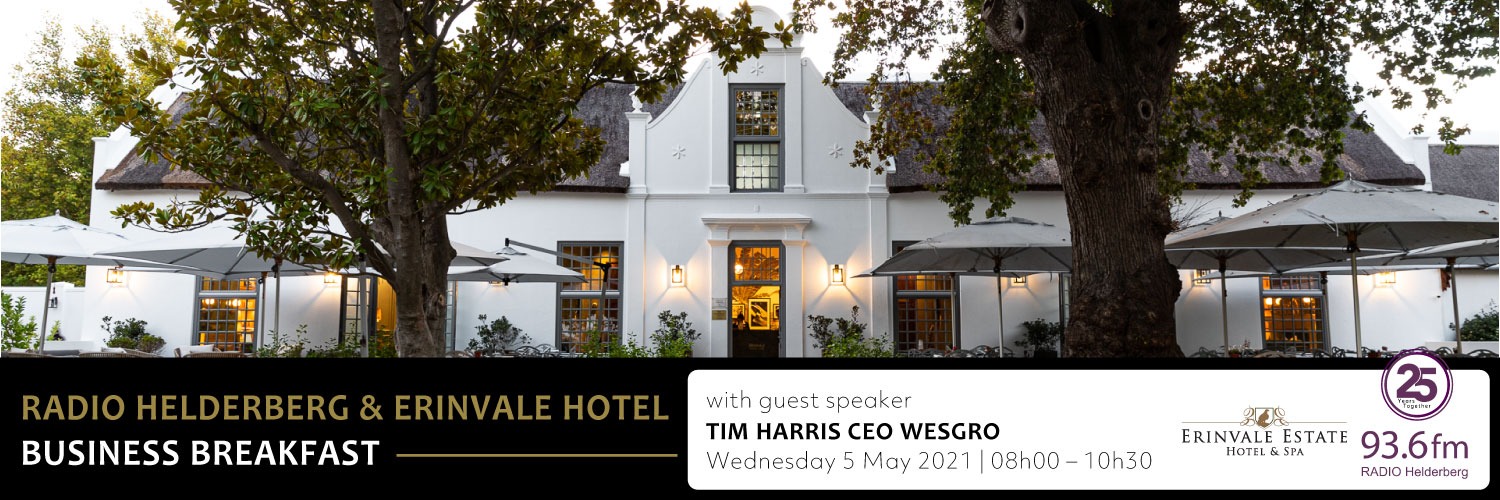 Radio Helderberg & Erinvale Hotel Business Breakfast