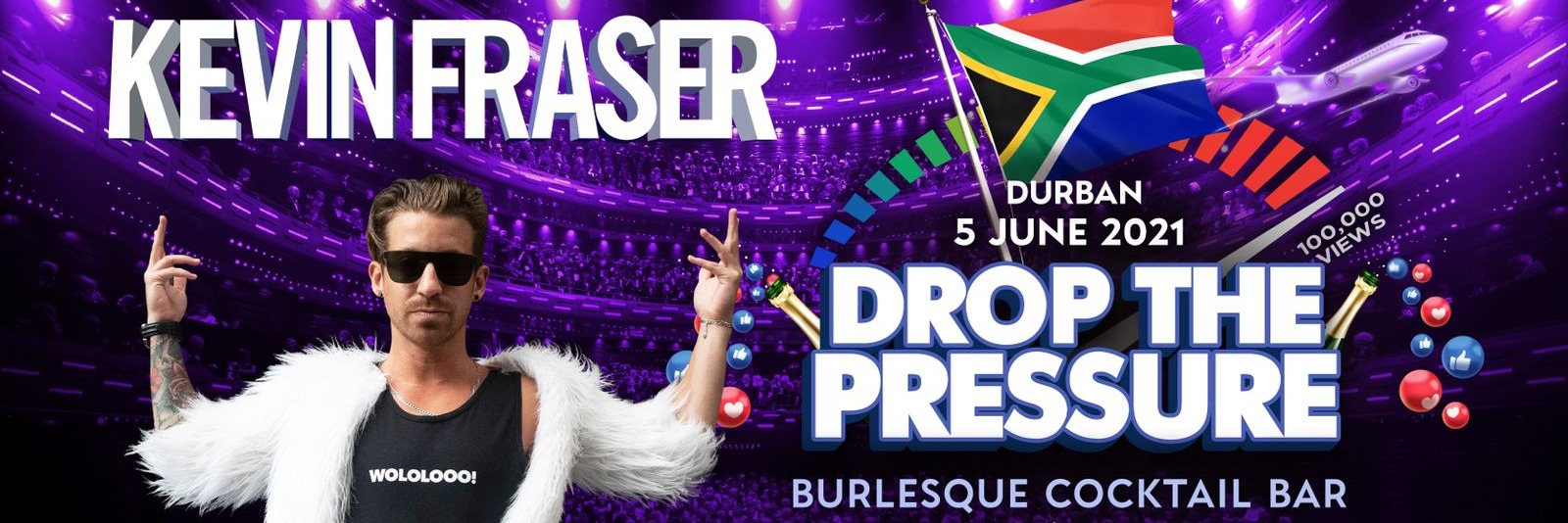 Kevin Fraser Drop the Pressure Tour Durban - SOLD OUT